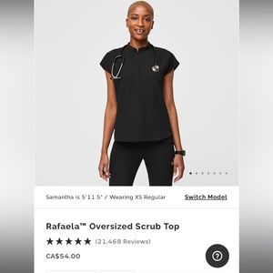 Figs Raphael scrub top